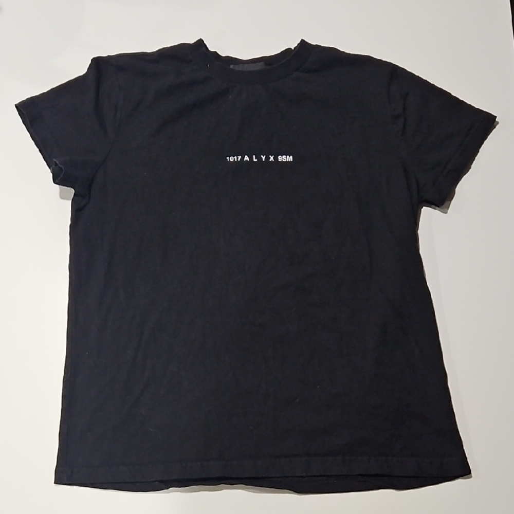 1017 ALYX 9SM Classic Black Tee Sz Med